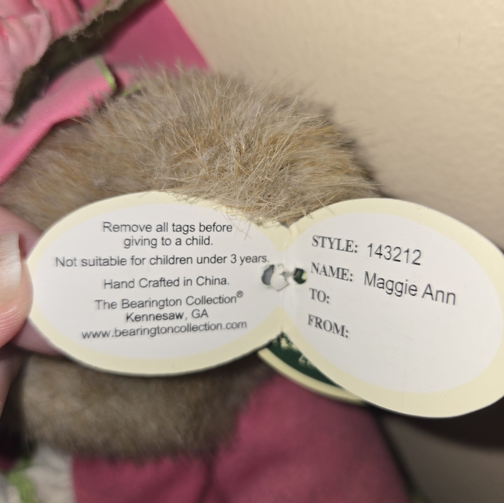 The Bearington Collection Bear - Picture 4 of 5